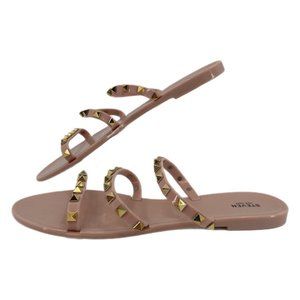 Steven New York Gold & Pink Breathable Sandals | Comfort at its Best